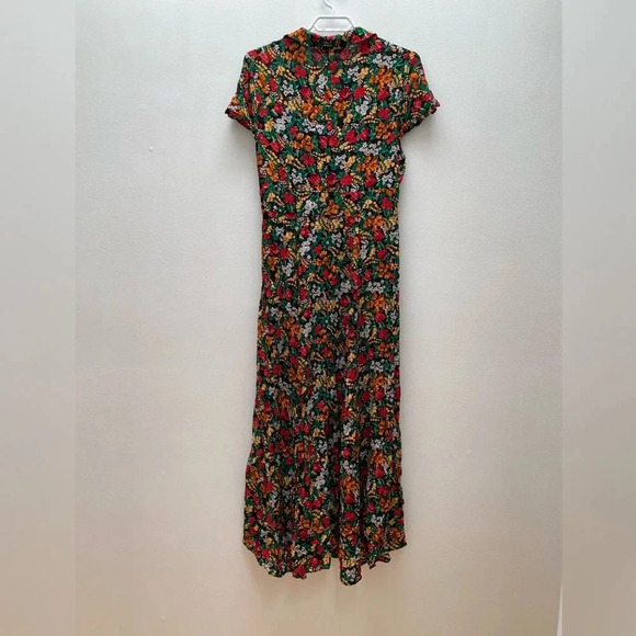 ZARA - Floral Cap Sleeve Maxi Dress or Duster - Picture 3 of 5